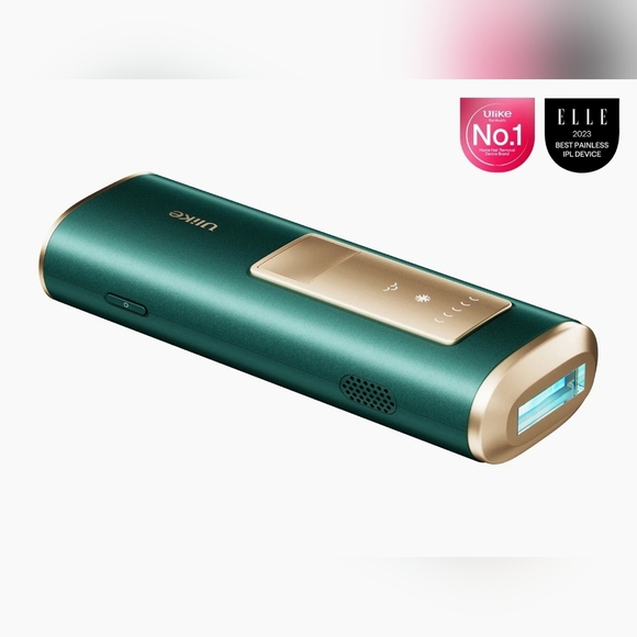 Ulike Air+ IPL Hair Removal Device in Green and Gold LIKE NEW - Picture 2 of 3